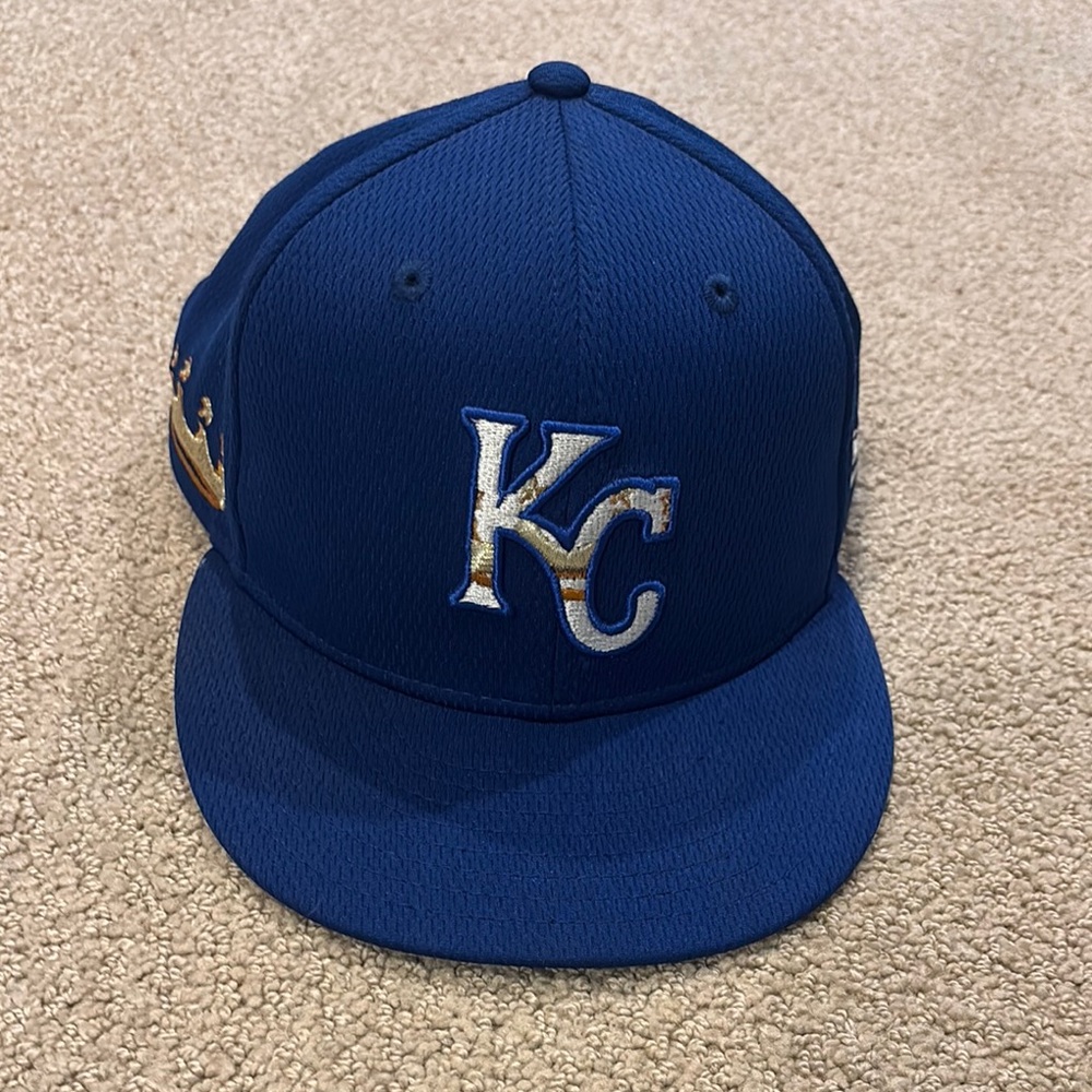 Kansas City Royals Batting Practice Baseball Cap w/ Yordano Ventura Tribute